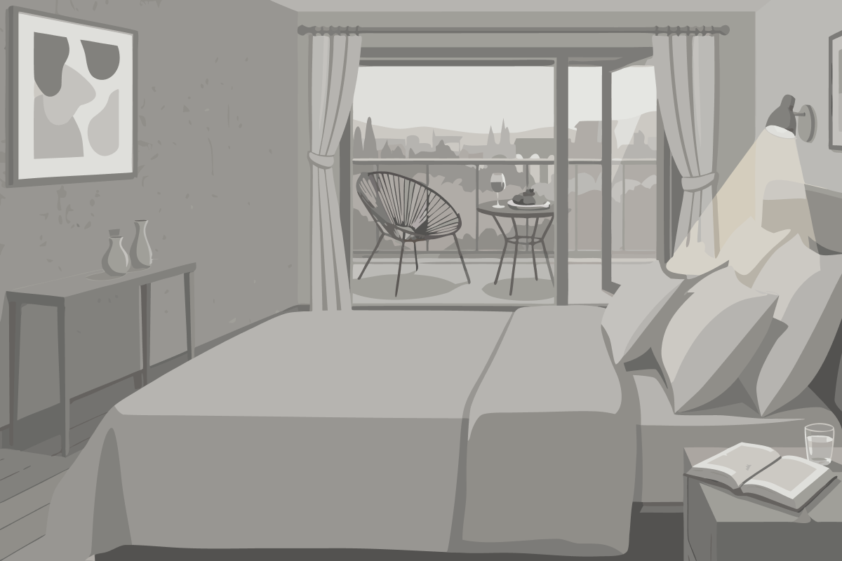 Habitación Individual Estándar con vistas a la montaña